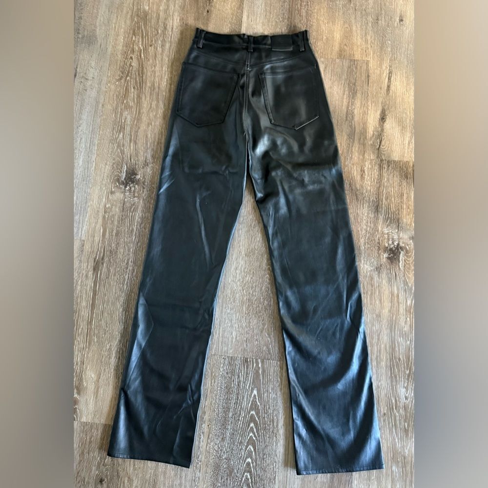 Anine Bing Kat Faux Leather Pants Sz 36 - Picture 6 of 6